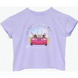 Barbie Baskılı Lila Kız Çocuk T-Shirt BRB6SG-TST6409