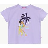 Barbie Baskılı Lila Kız Çocuk T-Shirt BRB6SG-TST6411