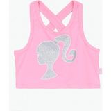 Barbie Baskılı Pembe Kız Çocuk Bluz BRB6SG-BLZ6439