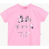 Barbie Baskılı Pembe Kız Çocuk T-Shirt BRB6SG-TST6418 - 7 - 8 Yaş