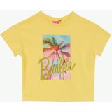 Barbie Baskılı Sarı Kız Çocuk T-Shirt BRB6SG-TST6551