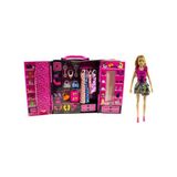 Barbie Bebek Gardolabı Kıyafetleri Aksesuarları 30 Parça - 205 Pembe