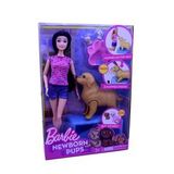 Barbie Bebek Ve Doğum Yapan Köpeği Doğuran Köpek + Hediye Cüzdan