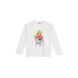Barbie Beyaz Kız Çocuk Baskılı T-Shirt BRB6WG-TST6641