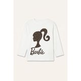 Barbie Bisiklet Yaka Penye Uzun Kollu Tişört Kız Bebek