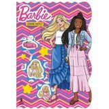 Barbie Bol Bol Boya - Bol Bol Yapıştır Boyama Kitabı - Çıkartma Hediyeli!