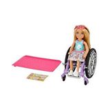 Barbie Chelsea Bebek ve Tekerlekli Sandalyesi HGP29 - Çok Renkli