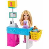 Barbie Chelsea Meslekleri Öğreniyor 2 - 4 Yaş Alışveriş Seti 15 Parça Market Çalışanı