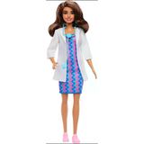 Barbie Çıkarılabilir beyaz önlüğü, elbisesi, ayakkabıları ve stetoskop aksesuarıyla Barbie Kariyer Bebekleri doktor bebek, JKF76