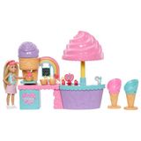 Barbie Club Chelsea Dondurma Dükkanı Oyun Seti ve Chelsea Bebek JMJ42