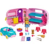 Barbie Club Chelsea Karavan Barbie Club Chelsea Karavanı Oyun Seti, Chelsea'nin Yavru Köpeği ve Akse - Standart