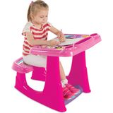Barbie Çocuk Çalışma Masası ve Sandalye Seti – 3+ Yaş, 55×56×74CM