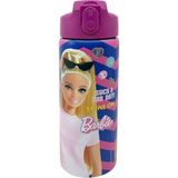 Barbie Çok Renkli Çocuk Matarası 3451-BARBIE Çelik Matara