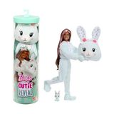 Barbie Cutie Reveal Bebek ve Aksesuarları, Yumuşak Dostlar Serisi Tavşancık, Renk Değişimi ve Mini Evcil Hayvan Dahil 10 Sürpriz, JJP65 | Renk Değişimi ve Mini Evcil Hayvan Dahil 10 Sürprizle - Ahşap