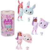 Barbie Cutie Reveal Sevimli Ayıcıklar Chelsea küçük bebek ve aksesuarları, pelüş hayvan kostümü ve renk değişimi dahil 6 sürpriz içeren 2. seri (Stiller çeşitlilik gösterebilir), JGH75
