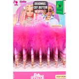 Barbie "DEKOMUS CEP DEFTERİ HEDİYELİ" LİSANSLI 2'Lİ TÜYLÜ YUMURTLAYAN KURŞUN KALEM