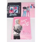 Barbie Dekomus ile Lisanslı A4 60 Yaprak Kareli Defter, Çok Renkli
