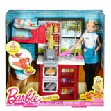 Barbie DMC36 Makarna Şefi ve Mutfak Oyun Seti