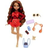Barbie Dream Besties Teresa Model Bebek Kırmızı Kıyafet ve Aksesuar Seti 3+ Yaş Çocuklar İçin