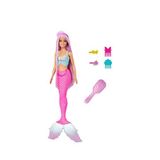Barbie Dreamtopia Pembe Saçlı Denizkızı Uzun Saçlı Model Bebek Gtf37
