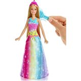 Barbie Dreamtopia Sihirli Saçlar Prensesi - Uzun Sarı Saçlı Işıklı Sesli Barbie Bebek