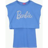 Barbie Eflatun Kız Çocuk Baskılı Elbise BRB6SG-ELB6458 - 3 - 4 Yaş
