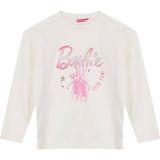 Barbie Ekru Kız Çocuk Bisiklet Yaka Baskılı T-Shirt BRB6WG-TST6644 - 3 - 4 Yaş