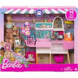 Barbie Evcil Hayvan Dükkanı Oyun Seti 3-7 Yaş Arası Kızlar için Eğlenceli Hikaye Yaratma - 1