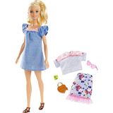 Barbie FRY79 Fashionista Bebek ve Kıyafetleri
