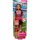 Barbie GFX23-GFX26 60. Yıl Kariyer Bebekleri kız futbolcu