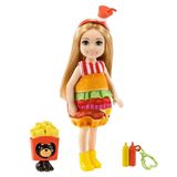 Barbie GHV69-GRP69 Açık Pembe Kostümlü Chelsea ve Hayvancığı Oyun Seti