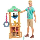 Barbie GJM32 Mavi Ken Ve Meslekleri Oyun Setleri