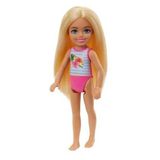 Barbie GLN73-HTK25 Çiçek Atletli Sarışın Chelsea Tatilde Bebekleri