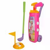 Barbie Golf Arabası Oyuncak Eğitici Oyun Seti Pembe