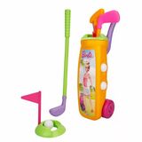 Barbie Golf Arabası Oyuncak Eğitici Oyun Seti Sarı