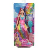 Barbie GTF37 Pembe Saçlı Denizkızı Dreamtopia Uzun Saçlı Bebekler