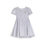 Barbie Gümüş Kız Çocuk Abiye Elbise BRB6WG-ELB6493