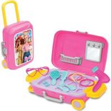 Barbie Güzellik Set Bavulum - Güzellik Setleri - Kuaför Oyuncak Seti - Makyaj Seti