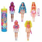 Barbie HDN72 Color Reveal Renk Değiştiren Sürpriz Barbie Neon Saçlı Oyuncak Bebekler