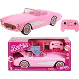 Barbie Hot Wheels Rc Corvette (Filmden Ilham Alınmış), Tam Fonksiyonlu Uzaktan Kumandalı Oyuncak Araba, 2 Bebek Taşıyabilir - Pembe