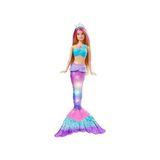 Barbie Işıltılı Deniz Kızı HDJ36 Renkli Gökkuşağı Temalı Model Bebek Kız Çocuklar İçin
