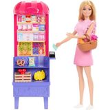 Barbie JCT05 Barbie ve Teresa'nın Dostluk Tarifi Malibu Markette Bebek ve Oyun Seti