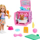 Barbie JDF89 Chelsea Köpekçiğin Taşıma Çantası Oyun Seti