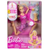Barbie JJN55 Sesli ve Işıklı Duyarlı Hareketler Bebeği