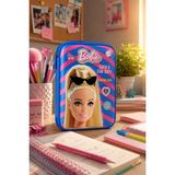 Barbie Kalem Çantası 3325 Kalem Kutusu Okul Kalemliği Kırtasiye Malzemeleri İçin Çanta