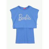 Barbie Kız Çocuk Baskılı Elbise, 3-4 Yaş, 5003327254, Eflatun, Kız Çocuklar