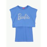 Barbie Kız Çocuk Baskılı Elbise, 7-8 Yaş, 5003327254, Eflatun, Kız Çocuklar