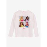 Barbie Kız Çocuk Baskılı T-Shirt Brb5Wg-Tst6022, Ekru, 7-8 Yaş