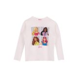 Barbie Kız Çocuk Baskılı T-Shirt Brb5Wg-Tst6022, Ekru, 9-10 Yaş