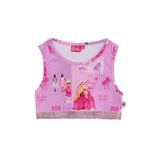 Barbie Kız Çocuk Bluz, Baskılı, Crop Model, Çok Renkli, 3-4 Yaş